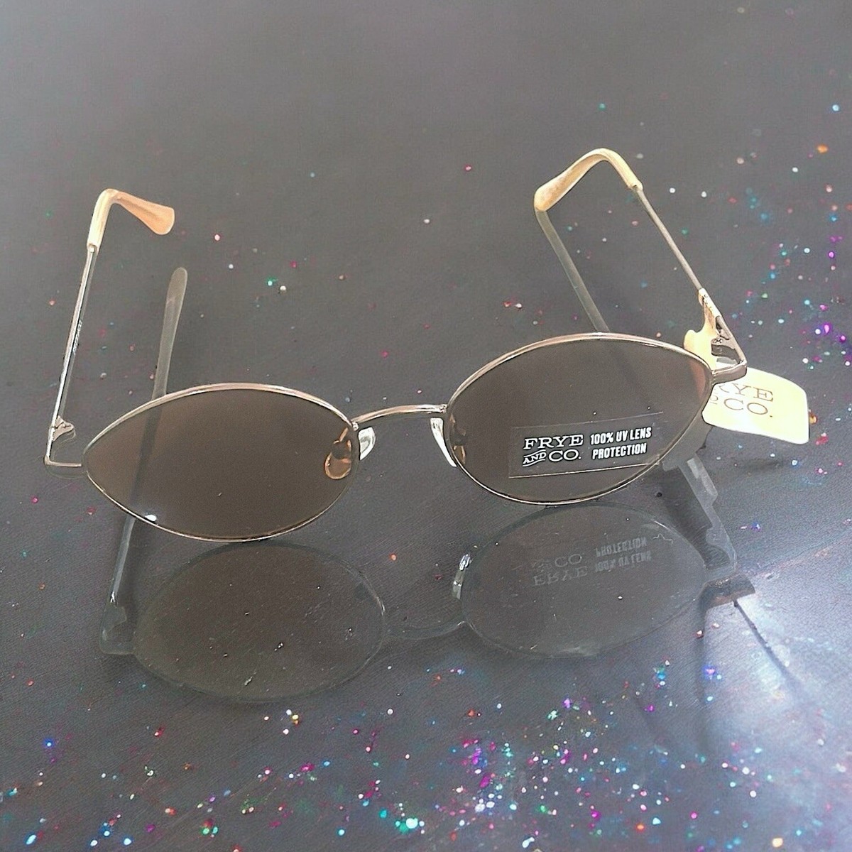 NWT Frye sunglasses! Mirrored lens, Brown ear pieces! Amazon.com: Frye Cameron Aviator Sunglasses, Brown Tortoise  main image 3