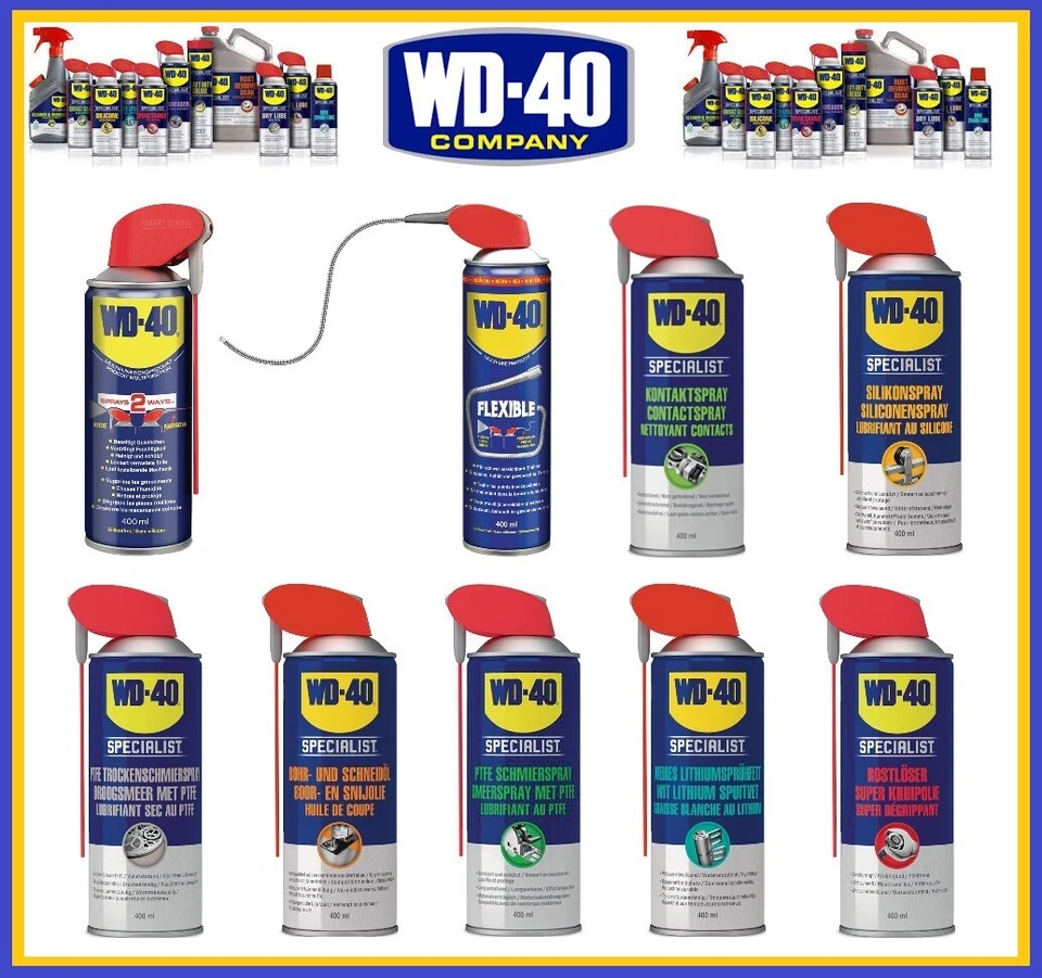 WD40 Kontaktspray Öl Schmierspray PTFE Rostlöser Silikonspray Schneidöl WD-40