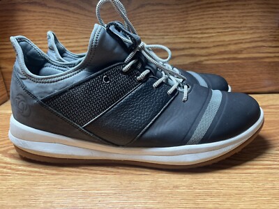 Golf Shoes ASICS Athalonz EnVe BLACK /STEEL GREY SIZE 14 EUC  display picture 2
