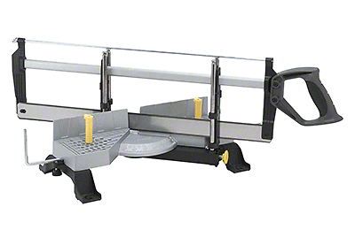 Clamping Mitre Box with Saw, 22 in W Cutting, 1-1/2 in D Cutting, 45, 90 deg Cut - Picture 1 of 1