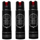 3 pack POLICE MAGNUM 4oz pepper spray Safety Lock Defense Security Protection