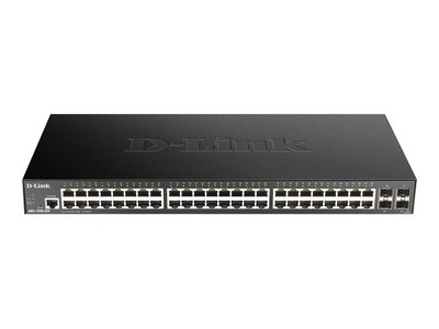 D-Link 52-Port 10-Gigabit Smart Managed Switch - 52 Ports - Manageable - 3 Layer