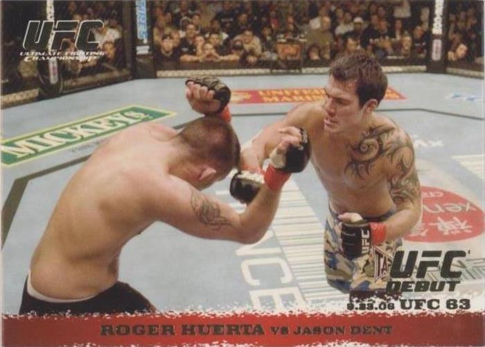 2009 Topps UFC Round 1 - Jason Dent Roger Huerta #51 - 1 of 1