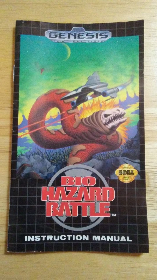 Sega Genesis 1992 BIO-HAZARD BATTLE with Box and Manual - Image 4 of 4