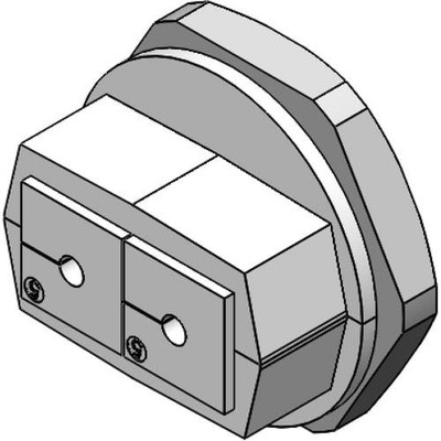 1PC ICOTEK CORP 45204 Split Cable Gland, KVT 50-2, Gray