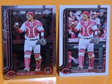 2025 Topps Chrome Update Jose Trevino #USC2 + Base Card Cincinnati Reds