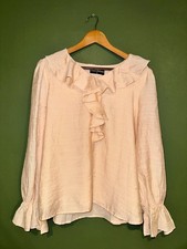 Scarlet Darkness Cream Rose Ruffle Victorian Gothic Blouse XL NWT Pirate