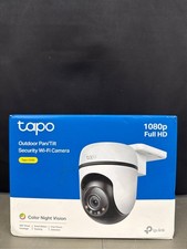 Tapo 1080P Outdoor Wired Pan/Tilt Security Wi-Fi Camera, 360 View, Motion Tra 1