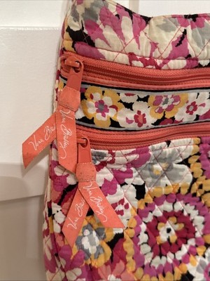 VERA BRADLEY Pixie Bloom TRIPLE ZIP LG HIPSTER