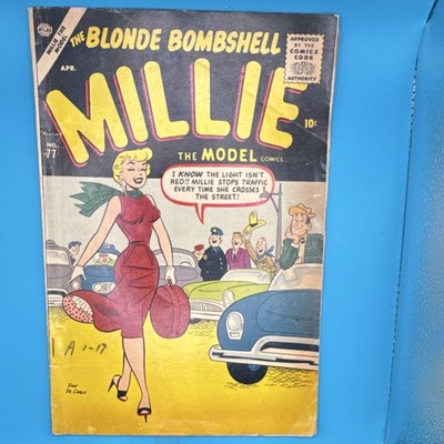 Atlas Millie the Model Comics #77 Blonde Bombshell by Lee, DeCarlo