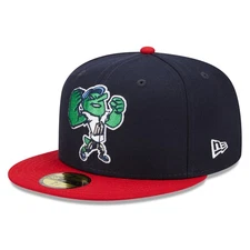 Men's New Era Navy/Red San Antonio Missions Marvel x Minor League 59FIFTY Fitted