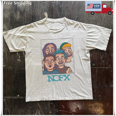 NOFX The Final Tour T-shirt, Unisex White T-shirt, Size S-5XL | eBay