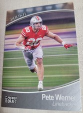 2021 Sage Hit Football Pete Werner Ohio State Buckeyes Silver Rookie card #177