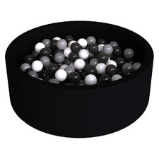 Wonder Space Deluxe Ball Pit Black 35" Kids Playpen