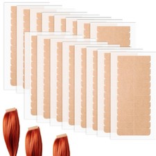 240 Pcs Hair Extension Tape, Double Sided Strong Adhesive Replacement Hair Ta...