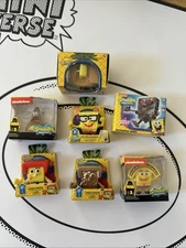 ZURU Mini Brands Toy Toys Gently Used Lot of 7 Sponge Bob Burger Car Gold Patric