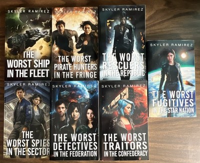 Skyler Ramirez The Worst Series Books 1-7 Dumb Luck Dead Heroes Mendoza Lin