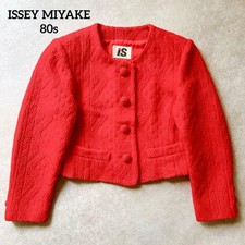 ISSEY MIYAKE 80s archives wool jacquard jacket F/S from Japan
