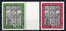 Bund 139-140 Marienkirche 1951 komplett postfrisch