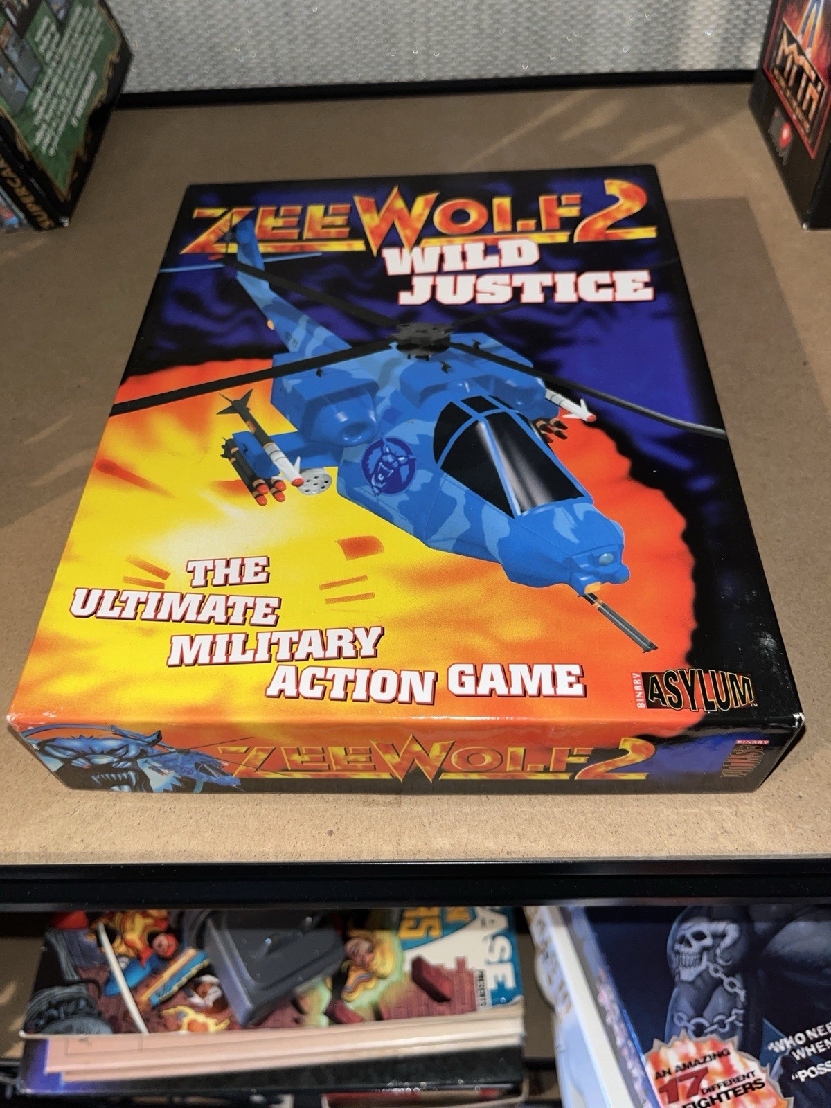 ZeeWolf 2 Wild Justice Amiga Game. Rare, Complete  - VGC