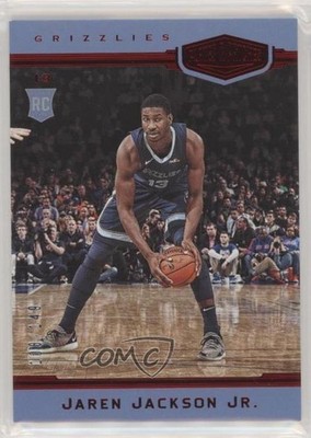 2018 Panini Chronicles Plates and Red /149 Jaren Jackson Jr Rookie Patch RC ug1
