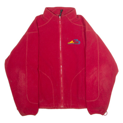 Vintage OUTER BOUNDARY Curl Mesabi Damen Fleecejacke Rot 90er L