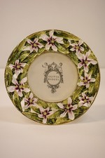 Olivia Riegel Enamel "Orchid Delight" 4.5" Round Photo Frame