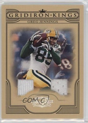2008 Donruss Threads Pro Gridiron Kings Materials /250 Greg Jennings #PGK-27 0t1
