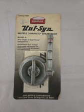 Edelbrock 4025 Uni-syn Carburetor Synchronizer Balancing Instrument Nos