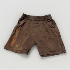 VTG Disney Winnie The Pooh Tigger Brown Khaki Shorts Sz 3T Y2K Vacation