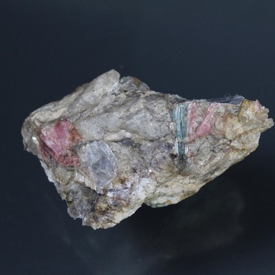 RUBELLITE / ELBAITE. Black Mtn. Quarry, Rumford, Oxford Co. Maine