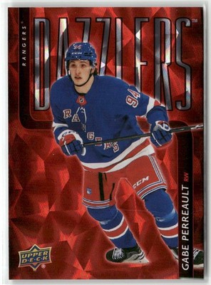 UPPERDECK トレーディングカード　53/100 2025-26 Upper Deck #DZ-53 Gabe Perreault Dazzlers Red | eBay