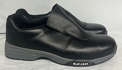 BILLY BOOTS BLACK WATERPROOF LIGHTWEIGHT STEEL TOE CONSTRUCTION SLIP ON SAFETY WORK BOOTS
