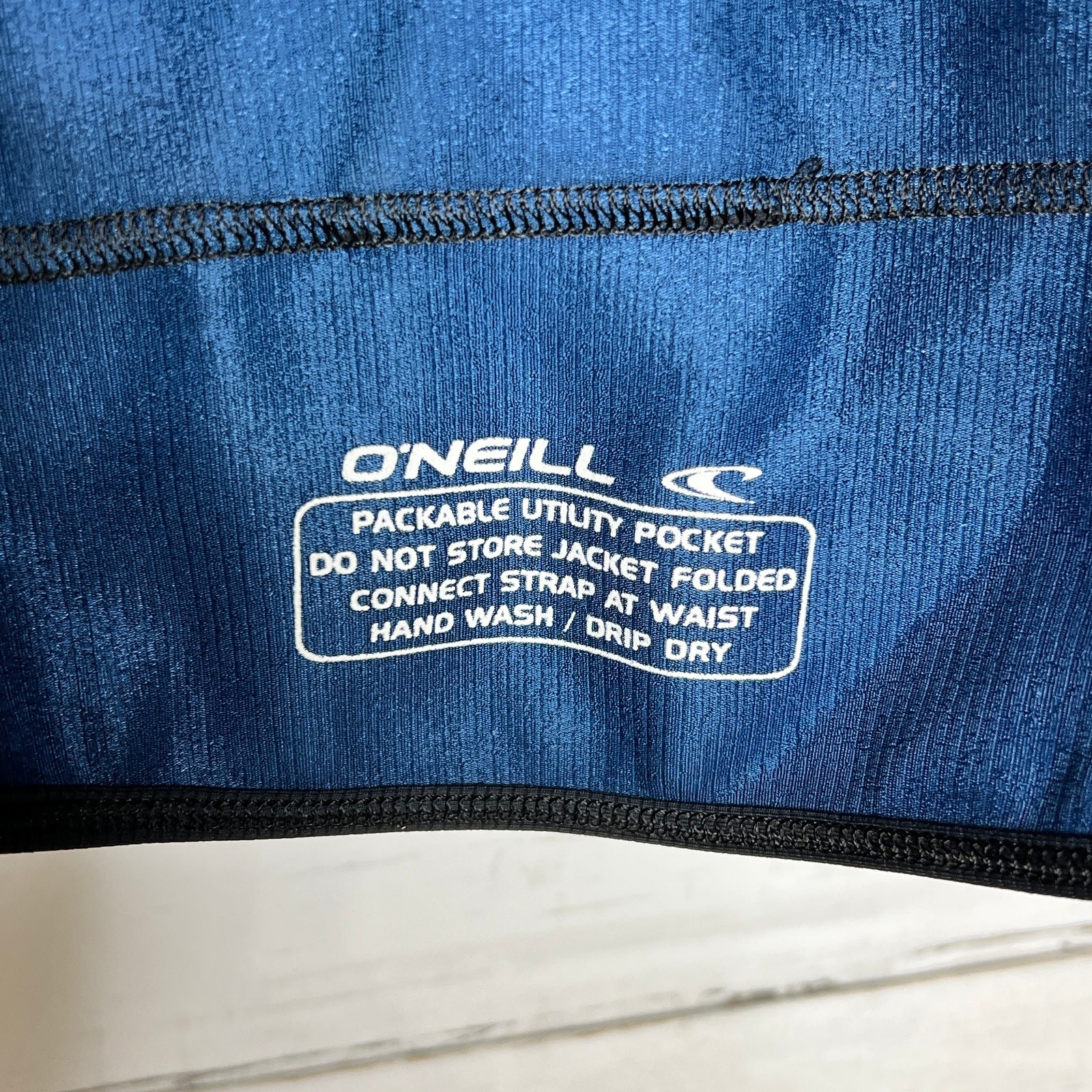 O’Neill Supertech Full Zip Packable Jacket Black … - image 3
