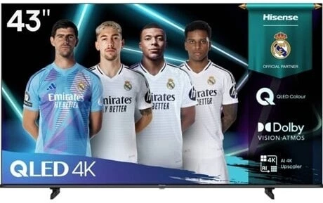 Hisense 43E7Q Fernseher, 43 Zoll, 4K UHD QLED, Smart TV
