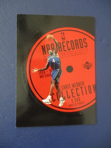 Chris Webber #RC29 1997 Upper Deck Records Collection card