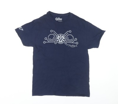Herren T-Shirt UK Größe M Lootcrate Blau