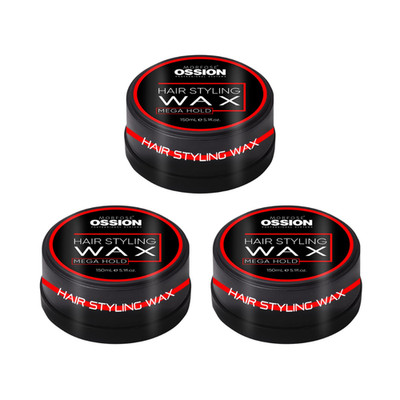 3X Morfose OSSION PBL Mega Hold Hair Styling Wax 150ml - Starker Halt Haarwachs