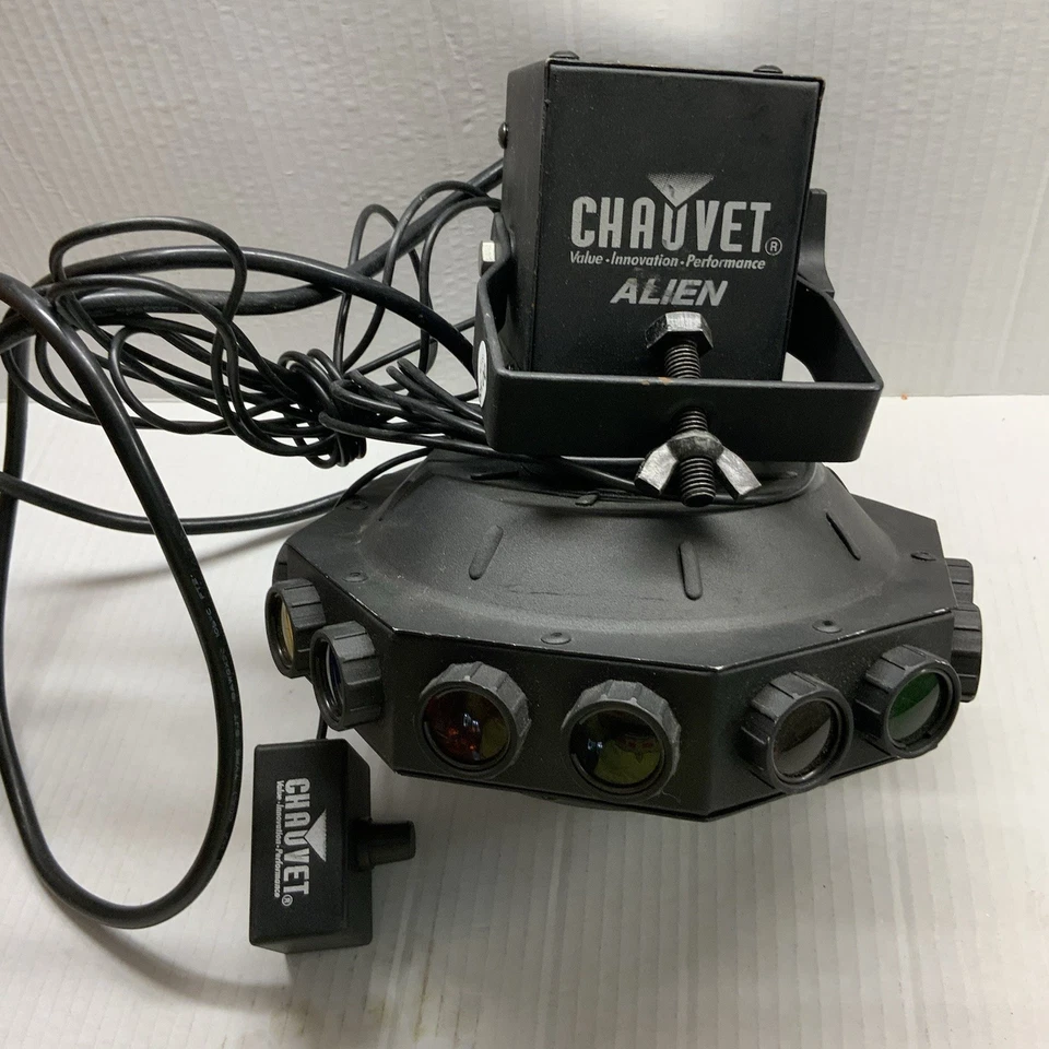 Chauvet Alien Dj Light Rotating With Speed Control Works Good Parties Bands Fest - Image 2 of 4
