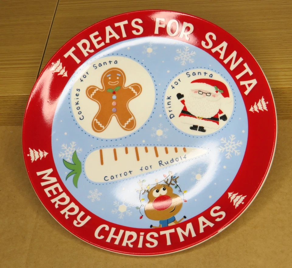 Treat santa side Plate Christmas carrot cookie Drink - Image 2 of 4