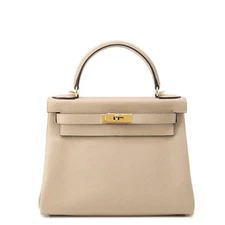 HERMES Kelly Retourne Size 28 Togo Leather Trench