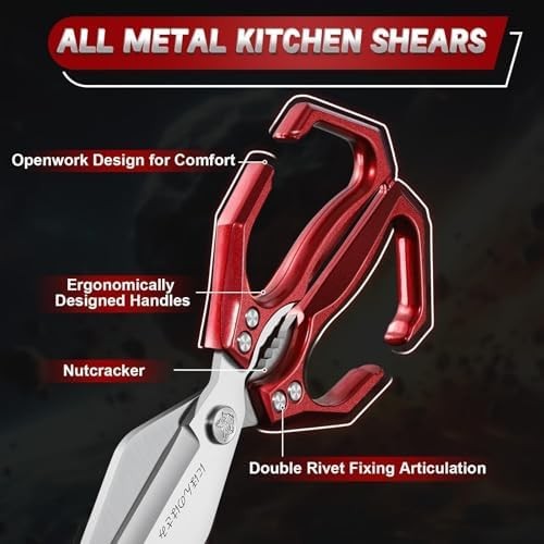 Heavy Duty Kitchen Scissors Set Poultry Shears