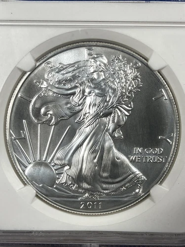 2011-S Silver Eagle ASE 1.00. NGC MS 69 Early Release. S Mint.