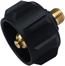 Gassaf QCC1 Propane Adapter Gas Regulator Valve Fitting with Acme Nut and 1/4 In