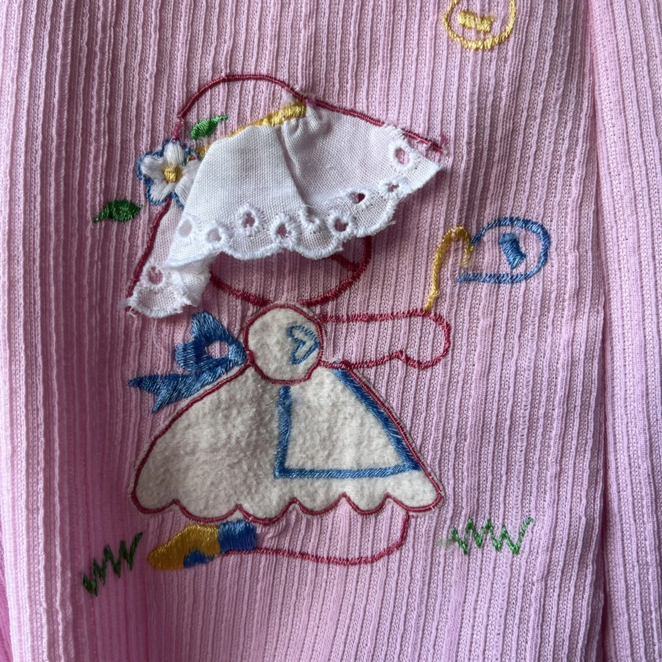 Mameluco Burbuja Vintage Años 60 Bebé Pastel Flores Burbujas - Talla 6-9 M Foto 2 de 4