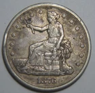 1876-S Trade Silver Dollar - $1 - See Pics - No Reserve!