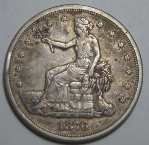 1876-S Trade Silver Dollar - $1 - See Pics - No Reserve!