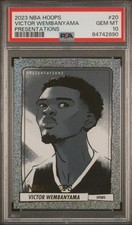 2023 NBA Hoops Victor Wembanyama Presentations #20 PSA 10 GEM MT RC🔥