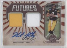 2020 Panini Legacy Futures Ruby 96/100 Nate Stanley #FD-NS Dual Patch Auto 0io