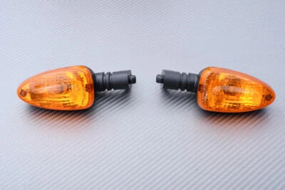 Paire de Clignotants Avant Oranges Droit et Gauche Pour BMW S1000RR 2R10 2009-18 - Photo 1/4